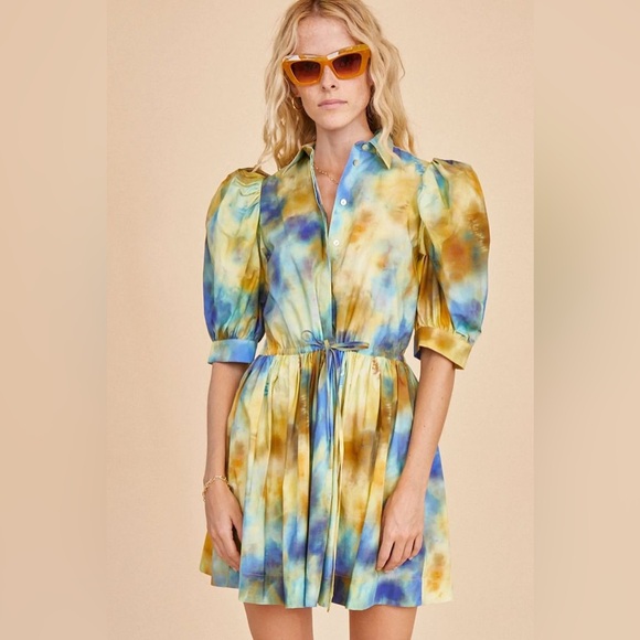 HUNTER BELL Dresses & Skirts - Hunter Bell Tie Dye McCauley Dress Size Medium